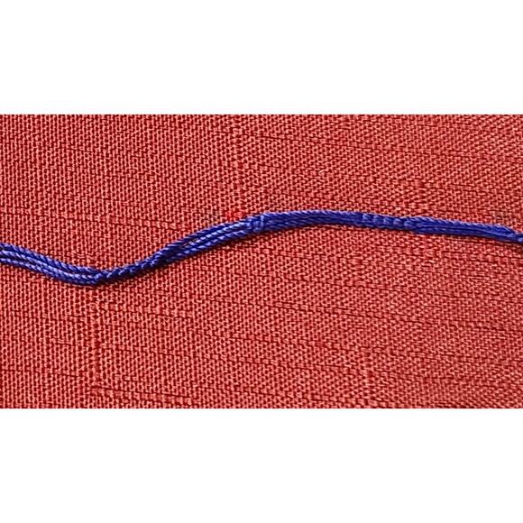 Dragon Pendant Necklace ~ Blue String w/ Blue & White Beads 19” - Picture 6 of 6